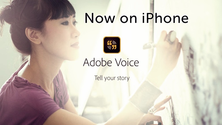สร้าง VDO ด้วย Adobe Voice บนไอโฟนได้แล้ววันนี้!!!