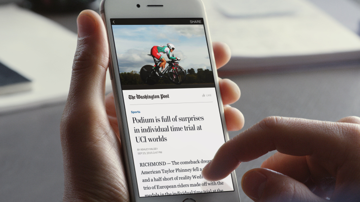 Facebook เปิดตัว Instant Articles บน iPhone
