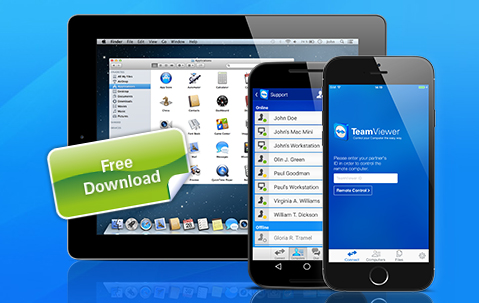 สนับสนุนอุปกรณ์มือถือด้วย TeamViewer